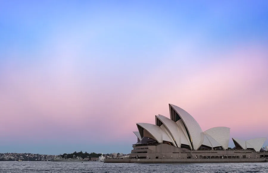 Sydney Opera House at sunset, Australia