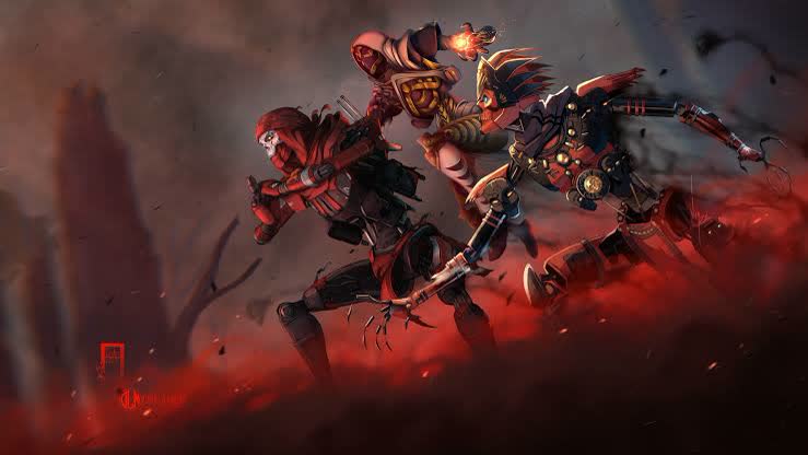Apex Legends squad in the arena